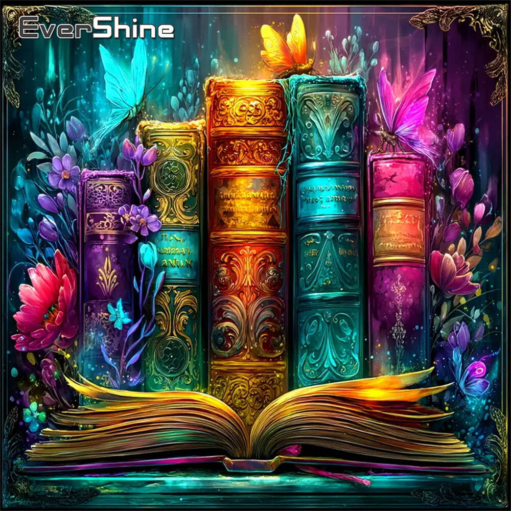 Resin Art Guide Book - Evershine الماس اللوحة زهرة الأقحوان الملونة