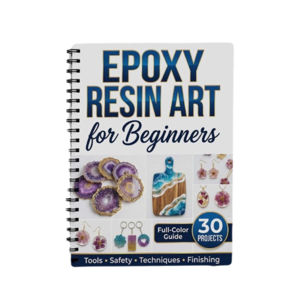 Resin Art Guide Book - دليل فن الإيبوكسي خطوة بخطوة: 30