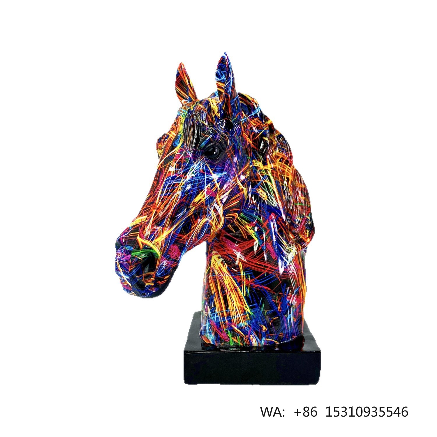 Resin Art Decor - زينة مكتبية إبداعية على شكل رأس