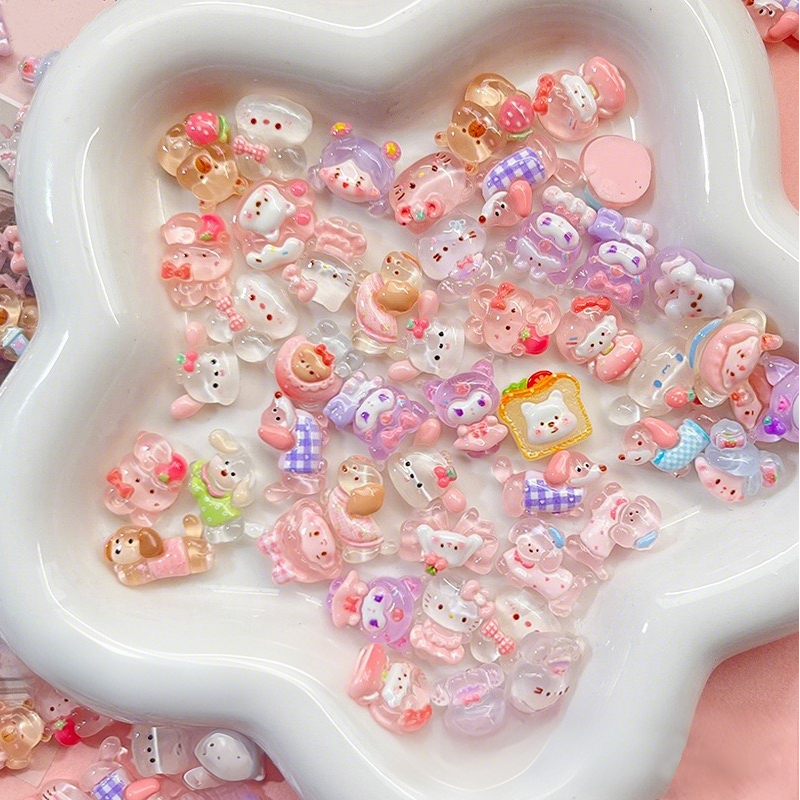 Resin Art Gift For Birthday - 10-100 قطعة من الإكسسوارات الراتنجية الصغيرة