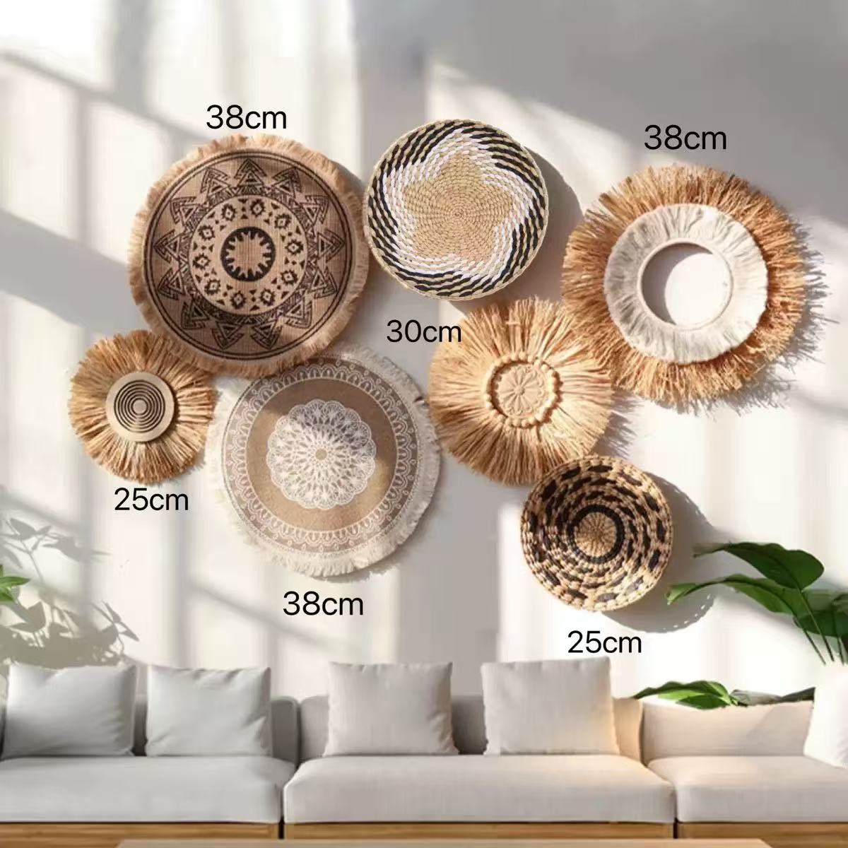 Resin Art Aesthetic - ديكور جداري من القش على الطراز