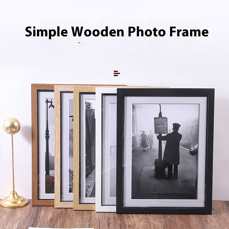 Resin Art Photo Frame - إطار صورة خشبي كبير لملصقات 4K