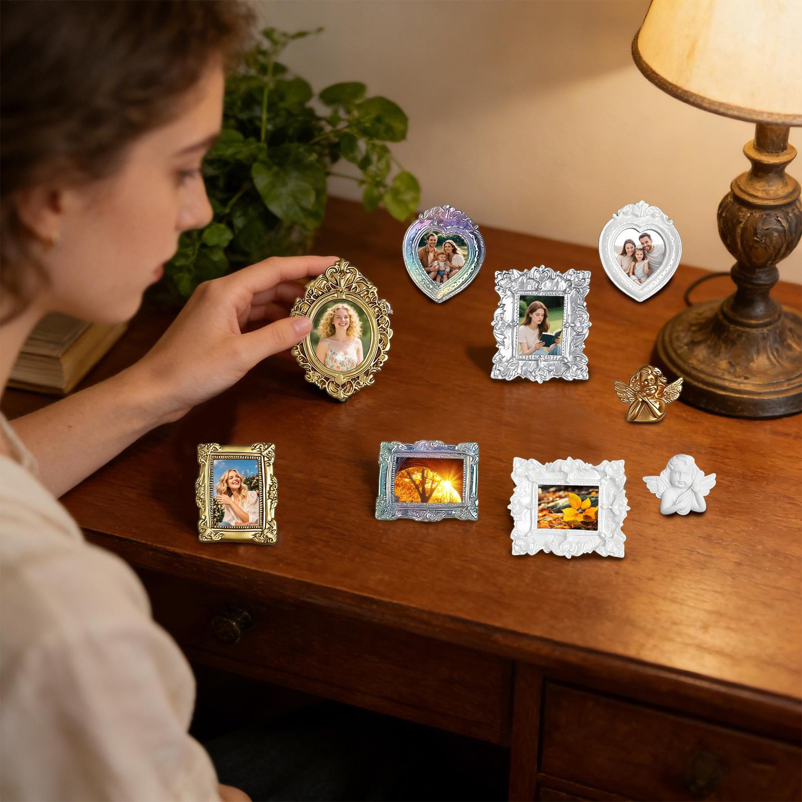 9 قطع إكسسوارات ديكور إطارات ص - مراجعة Resin Art Photo Frame وسعره