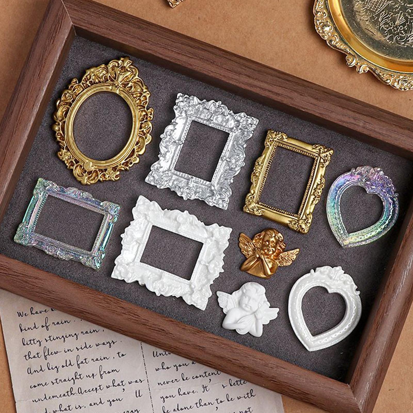 9 قطع إكسسوارات ديكور إطارات ص - مراجعة Resin Art Photo Frame وسعره