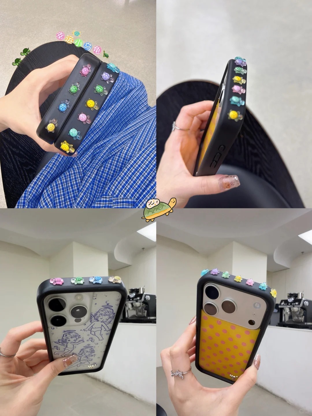 تماثيل سلحفاة صغيرة من الراتنج - مراجعة Resin Art Phone Case وسعره