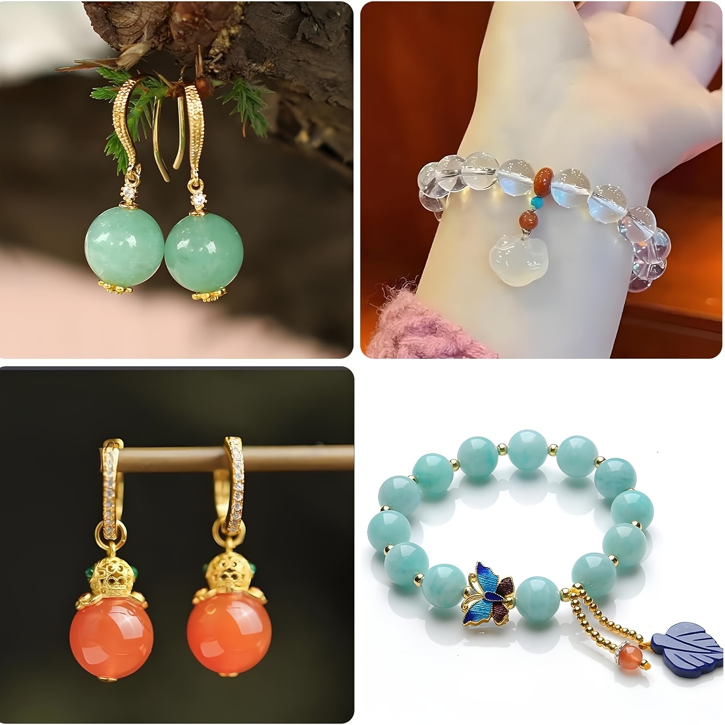 قالبان من السيليكون المثقب على - مراجعة Resin Art Jewellery وسعره