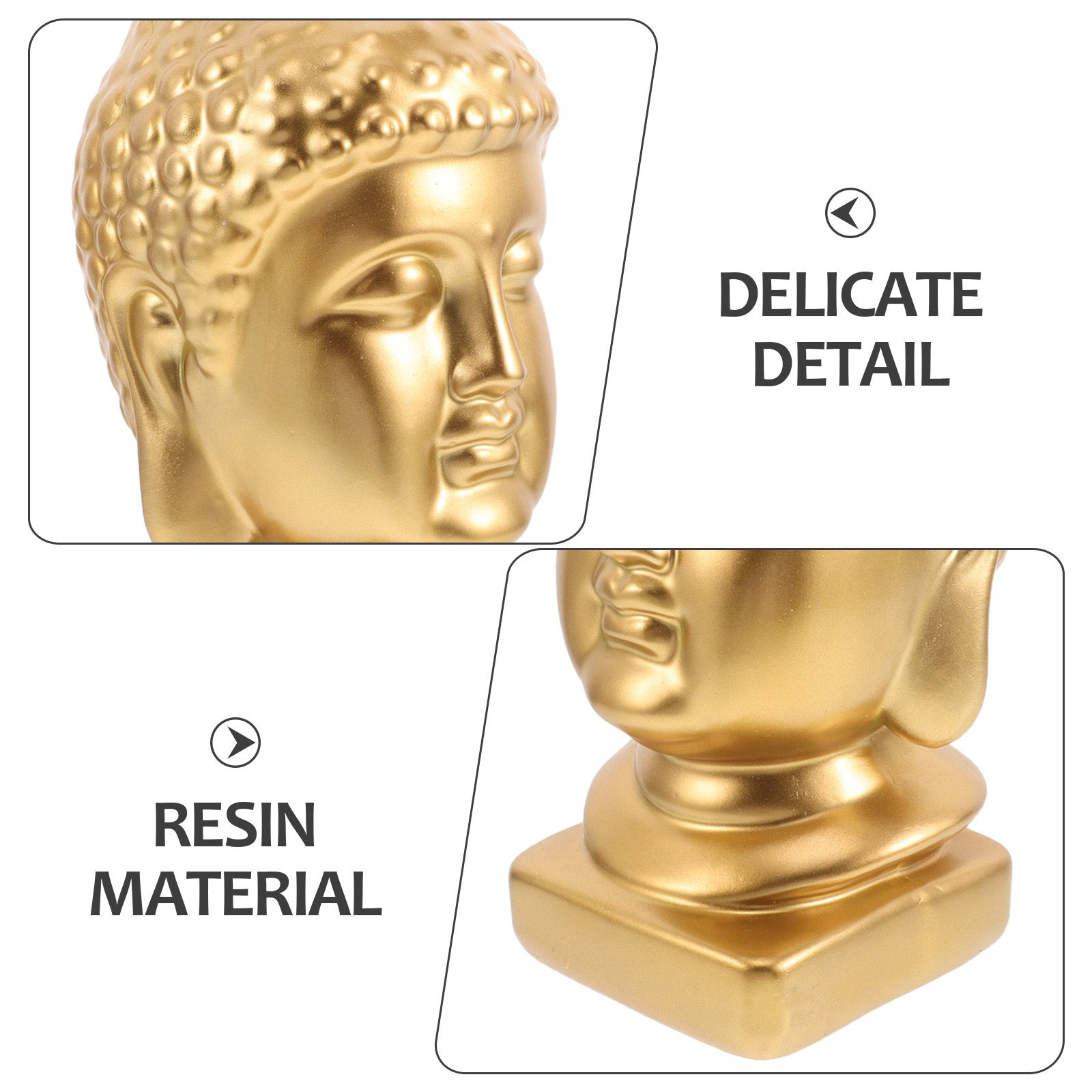 تمثال رأس بوذا من الراتنج، منح - مراجعة Resin Art Decor وسعره