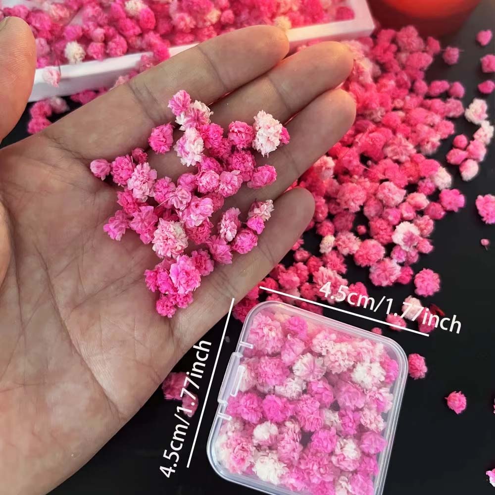 علبة واحدة من الزهور المختلطة  - مراجعة Resin Art Earrings Design وسعره