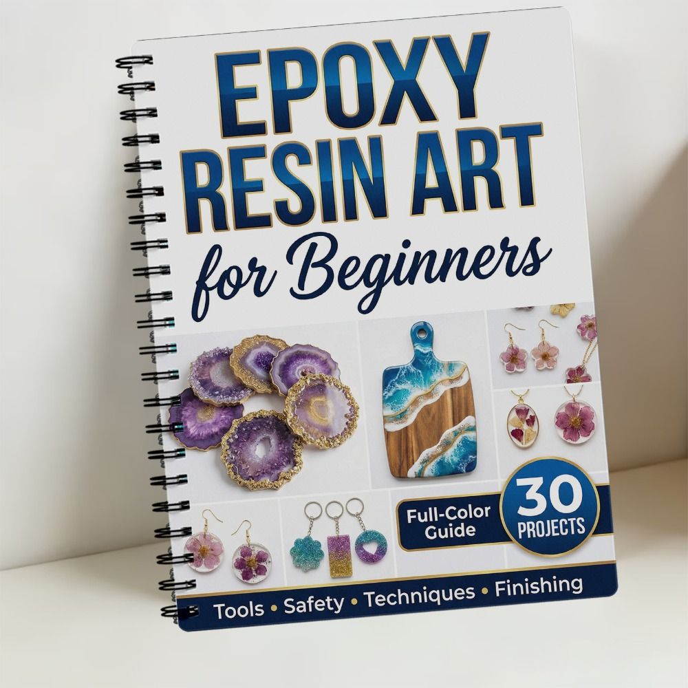 دليل فن الإيبوكسي خطوة بخطوة:  - مراجعة Resin Art Guide Book وسعره