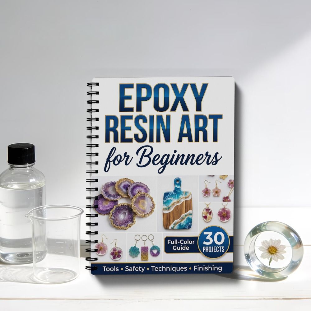 دليل فن الإيبوكسي خطوة بخطوة:  - مراجعة Resin Art Guide Book وسعره