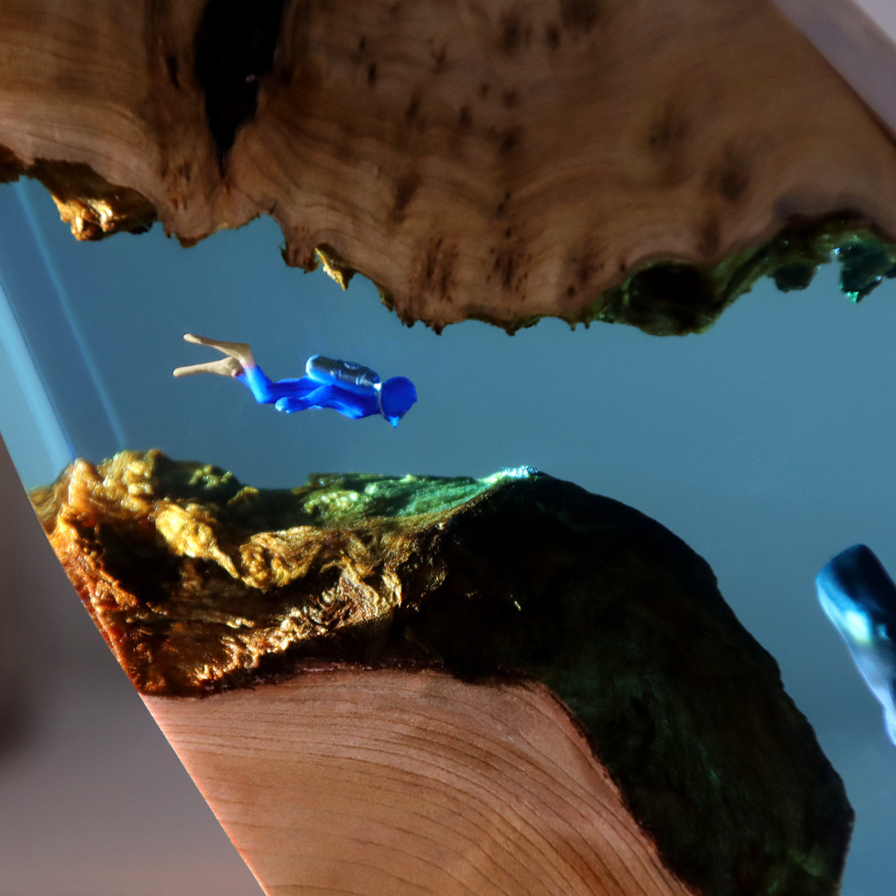 ديكور منزلي جديد على شكل غواصة - مراجعة Resin Art Gift For Birthday وسعره
