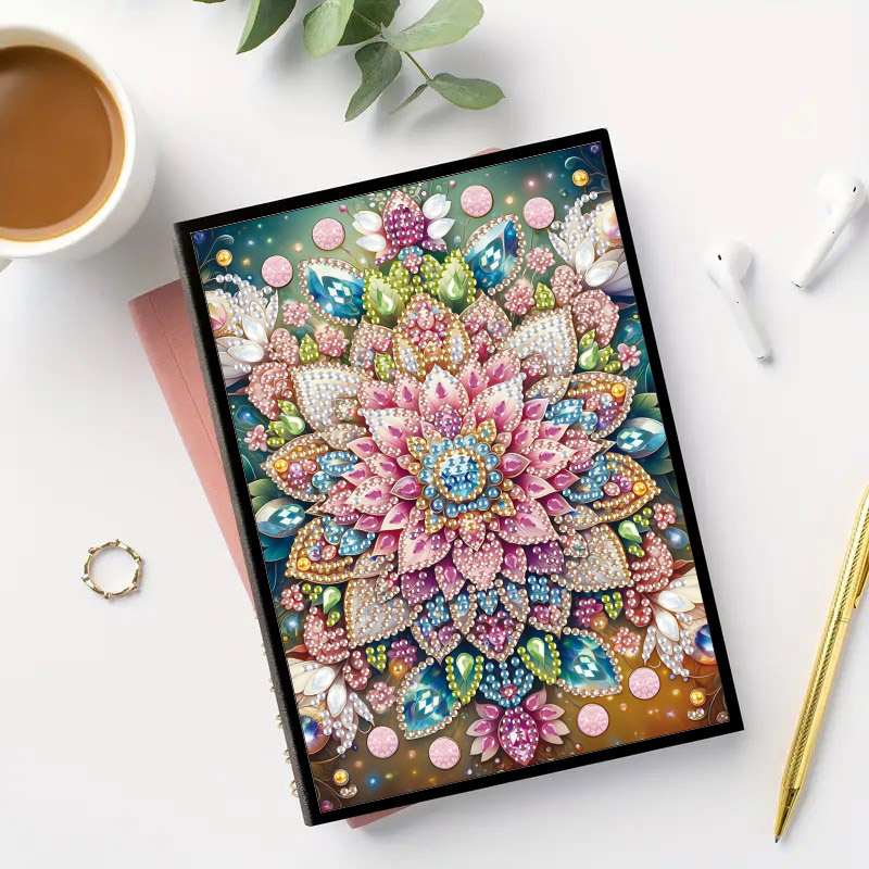 مجموعة رسم فني بالألماس للعمل  - مراجعة Resin Art With Flowers وسعره