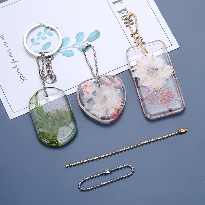 1/6/10 قطعة Keychain بها بنفسك - مراجعة Resin Art Jewellery وسعره