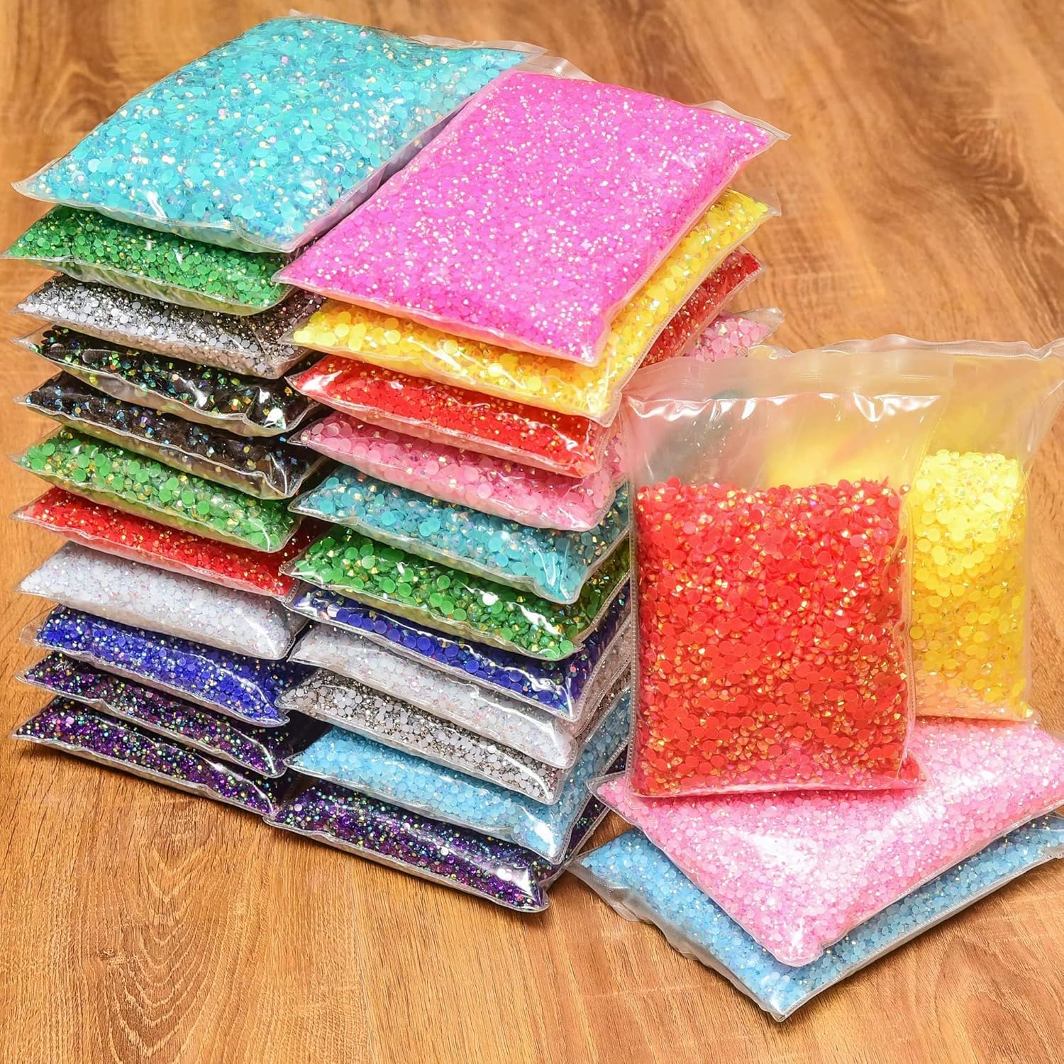 أحجار الراين الراتنجية باللون  - مراجعة Resin Art Quantity وسعره