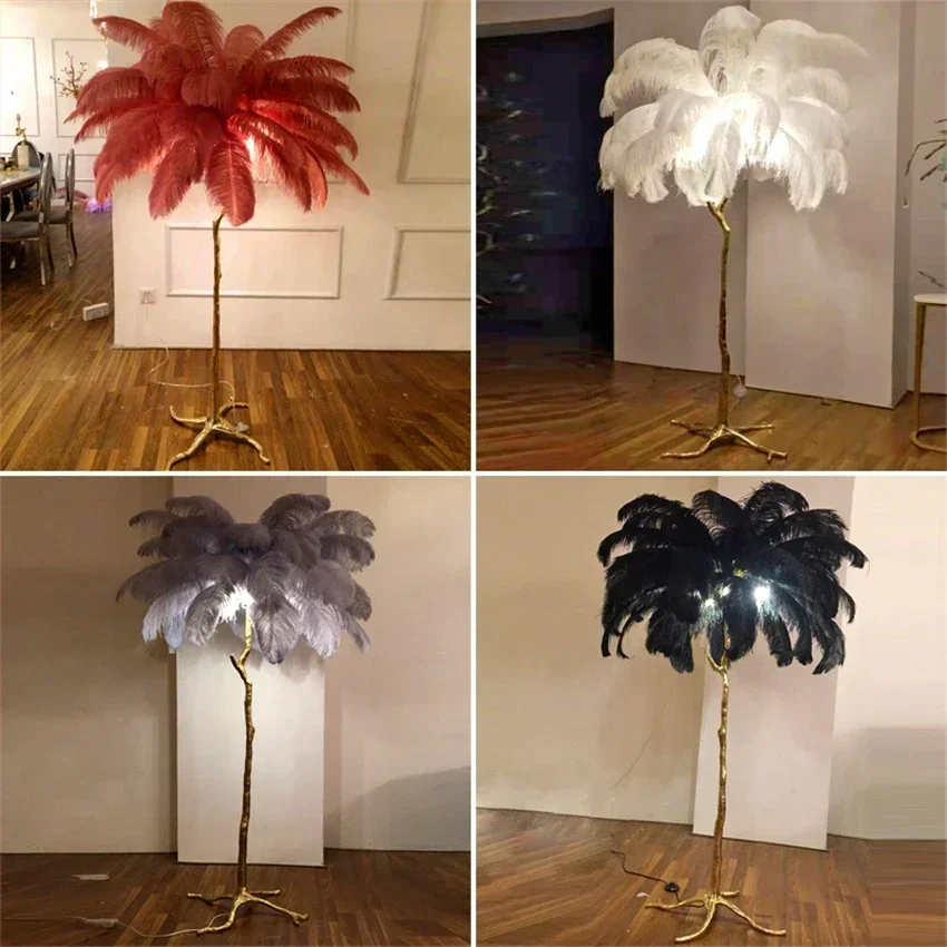 الحديثة Led النعامة ريشة مصابي - مراجعة Resin Art Floor وسعره