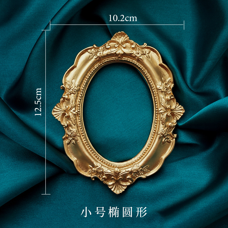 الذهبي الرجعية إطار صور مسمار  - مراجعة Resin Art Photo Frame وسعره