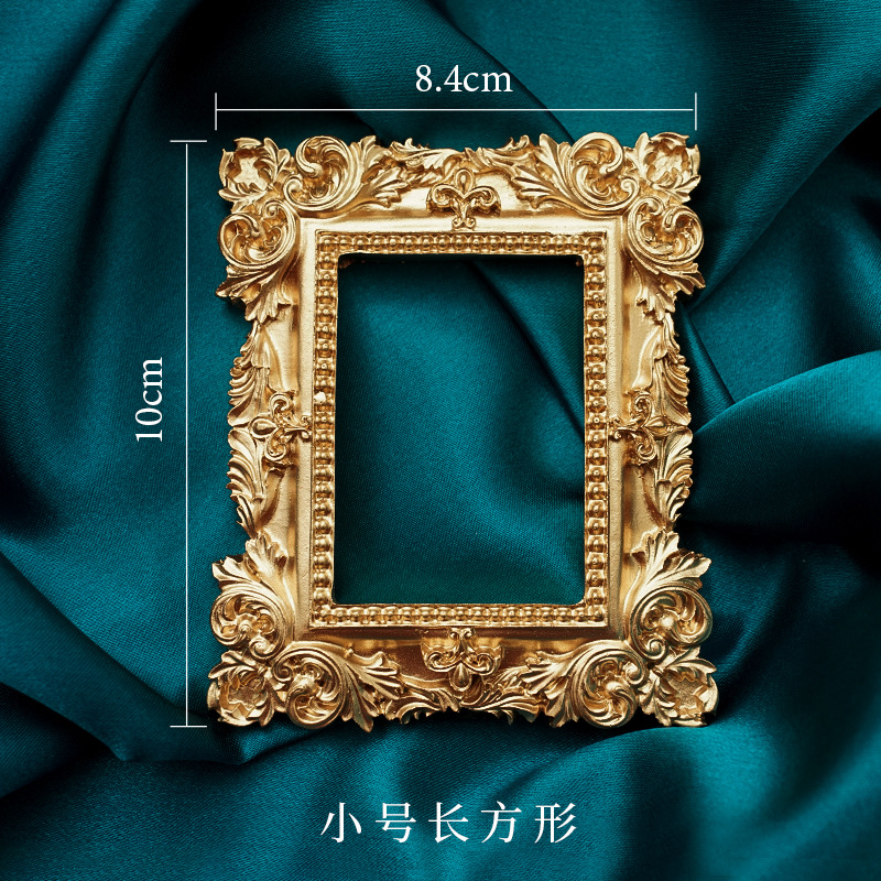 الذهبي الرجعية إطار صور مسمار  - مراجعة Resin Art Photo Frame وسعره