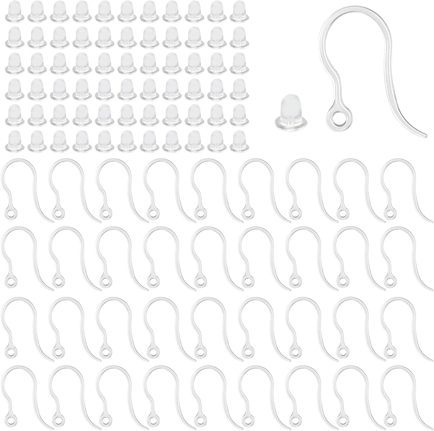 40 قطعة من خطافات القرط البلاس - مراجعة Resin Art Notes وسعره
