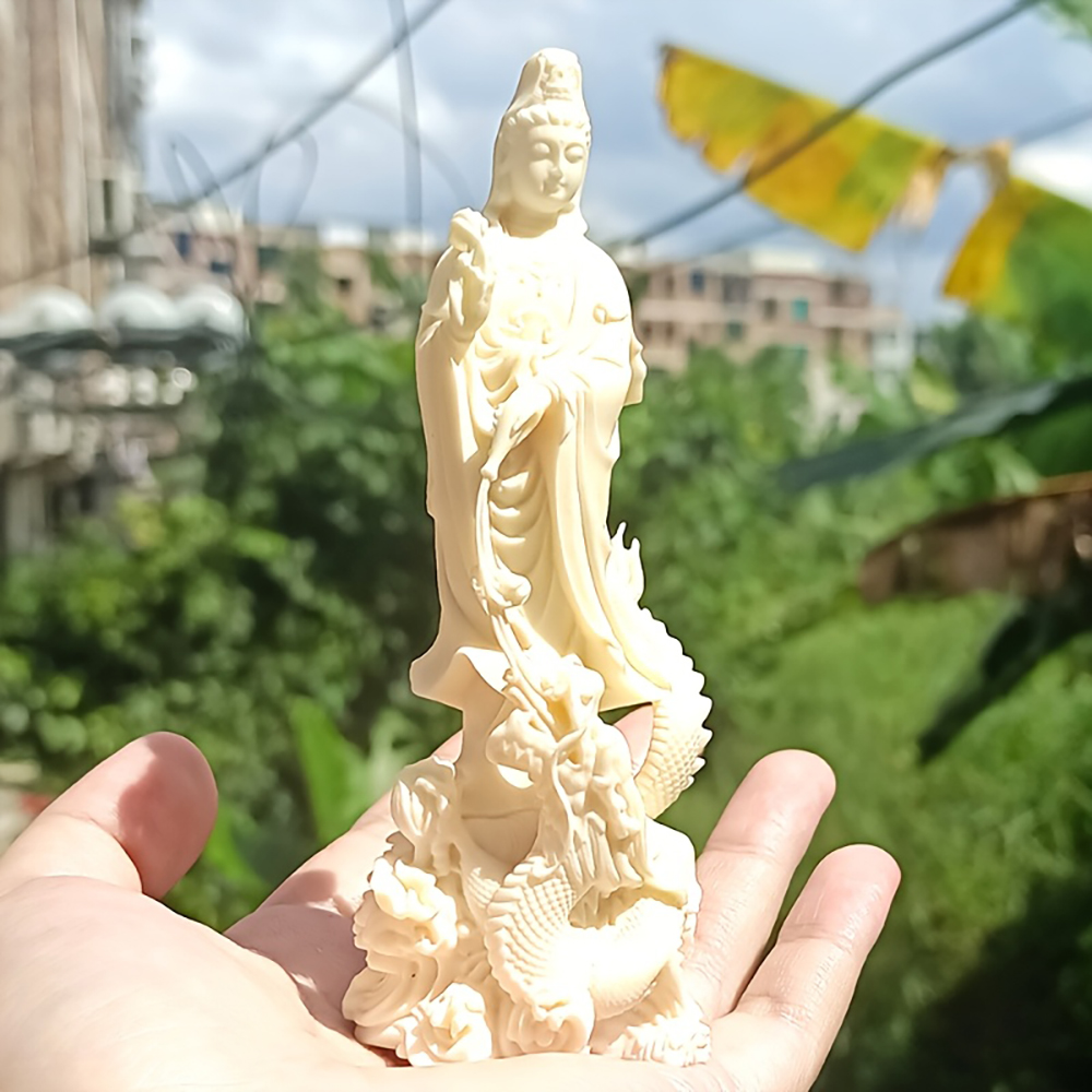 تمثال بوذا غوانين من الراتنج،  - مراجعة Resin Art Aesthetic وسعره