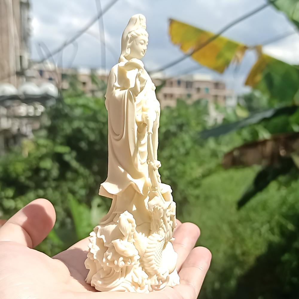 تمثال بوذا غوانين من الراتنج،  - مراجعة Resin Art Aesthetic وسعره