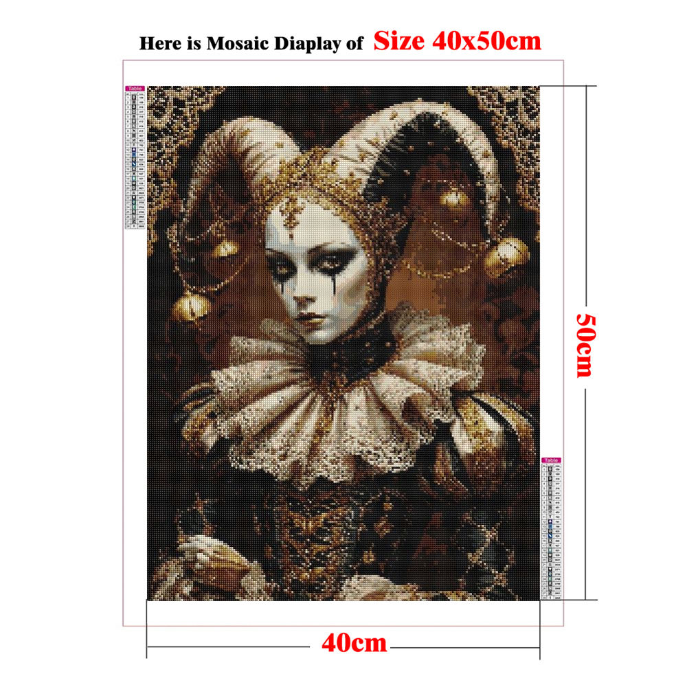 المهرج الفن الماس طقم الطلاء ك - مراجعة Resin Art Aesthetic وسعره