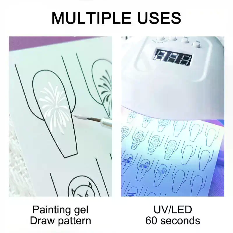 ورق تدريب على فن الأظافر، قالب - مراجعة Resin Art Guide Book وسعره