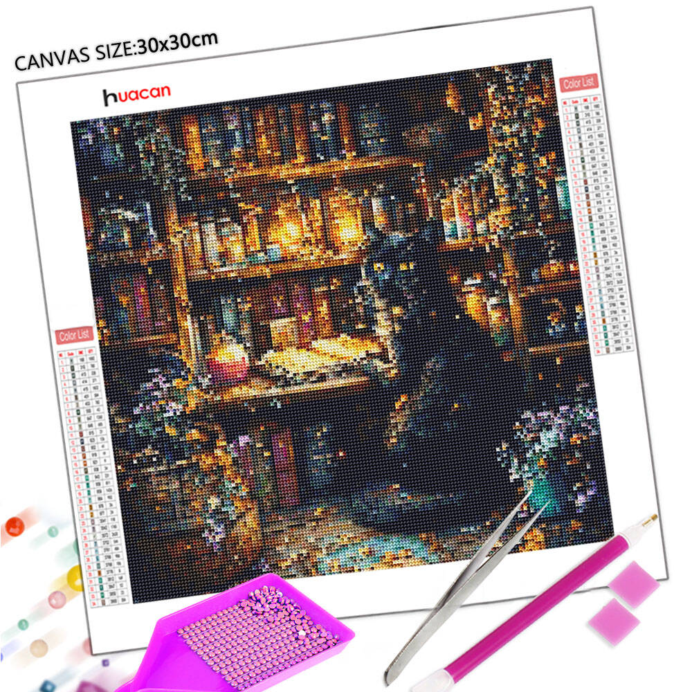 Huacan 5D DIY الماس اللوحة روز - مراجعة Resin Art Guide Book وسعره